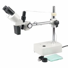 Stereo Binocular Microscope--AmScope Supplies 5X-10X-15X-20X Stereo Binocular Microscope Boom + Incident Light 2024 - buy cheap