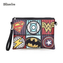 DIINOVIVO Rock Style Rivet Clutch Bag Exquisite Punk Handbag Women Envelope Bag Luxury Leather Superhero Shoulder Bags WHDV0295 2024 - buy cheap