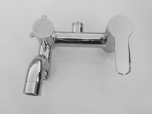 Free shipping 2015 hot selling polished chrome shower tap with double holes bathroom shower mixer taps 2024 - buy cheap