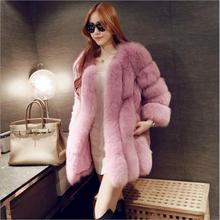 Women Brand Fur Coat Winter Women Long Faux Fox Fur Coats Furry Luxury Womens Fake Fur Jacket High Quality Faux Fur Coat Jacket 2024 - buy cheap