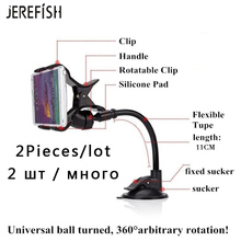 JEREFISH 2PCS Universal 360 Degree Rotation Phone Holder Stand Support for iphone 6/6Plus 5s Suck Mobile Phone Holder 2024 - buy cheap