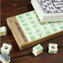 Hot Selling Wholesale new arrival fashon korea cute  36 pcsset  spring time number and letter  rubber stamp set Multi-purpose fu 2024 - buy cheap