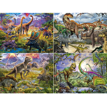 Pintura artesanal com diamantes 5d, jurassic era dinossauro, kingdom, faça você mesmo, bordado, artesanato, pintura, mosaico, presente, decoração de arte de parede com diamantes 2024 - compre barato