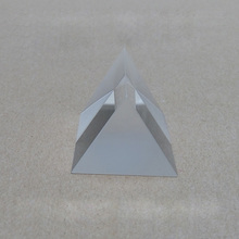 K9 оптическое стекло, тройная треугольная призма, оптический эксперимент Призма 1 шт. 40x40x40x40mm 2024 - купить недорого