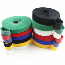 Hot 3Meters Reusable Adhesive Fastener Tape Back to Back Strong Hooks and Loops Fasteners Cable Ties Curtain Fastener Magic Tape 2024 - buy cheap