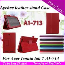 Для Acer Iconia tab 7 A1-713 чехол-подставка из искусственной кожи, кожаный защитный чехол для acer A1-713 A1 713 7,0 "защитный чехол для сумки 2024 - купить недорого