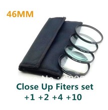 Conjunto de Kit de filtros para lentes SLR para filtro de lente de 46mm, 4 Uds., 46mm, Macro Primer plano + 1 + 2 + 4 + 10 SLR 2024 - compra barato