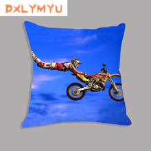 Best selling Pillowcase Motocross Printed Cushion Decorative Pillow Cushions Home Decor Sofa Throw Pillows 18*18 2024 - buy cheap