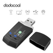 dodocool 2.4GHz USB WiFi Adapter 300Mbps Wifi Receiver External Wireless Network Card Mini Adaptador Wi-Fi Dongle 802.11n/b/g 2024 - buy cheap