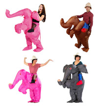 inflatable elephant costume for adult, party costume, carnival suit, festival cloth 2024 - buy cheap