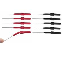 Cleqee P5009 10pcs Soft PVC Insulation Piercing Needle Non-destructive Multimeter Test Probes Red/Black 2024 - buy cheap