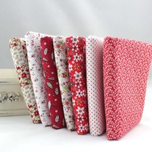 7pcs New Red 100% Cotton Patchwork Fabric for DIY Sewing Quilting Tissue Kids Bedding Textiles Tilda Doll Cloth Fabric 50*50cm 2024 - buy cheap
