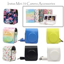 Quality PU Leather Camera Case/Bag/Cover and Instax Mini Film Photo Album for Fuji Fujifilm Instax Mini 70 Instant Film Camera 2024 - buy cheap