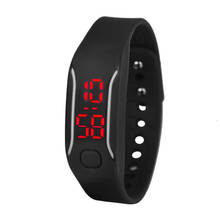 Sports Womens Watches 2018 Silicone LED Watch Date Bracelet Digital Wrist Watch Analog Quartz Wristwatch relogio masculino 38 2024 - buy cheap