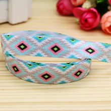 5/8'' Free shipping Fold Elastic FOE aztec printed headband headwear hairband diy decoration wholesale OEM P5440 2024 - buy cheap
