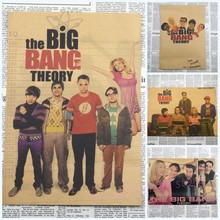 The big bang theory Sheldon TV drama movie star posters Kraft paper, restoring ancient ways bar sitting room adornment/ 1017 2024 - buy cheap