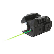 Прямая поставка, оборудование для тактического фонарика LASERSPEED с зеленым лазерным прицелом для винтовки и пистолета, Лазерный комбинированный фонарик 2024 - купить недорого