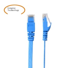 0.25m1.5ft1m 2M 3m10ft 5m10m15m20mPure copper wire CAT6 Flat UTP Ethernet Network Cable RJ45 Patch LAN cable black/white color 2024 - buy cheap