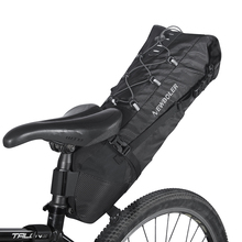 NEWBOLER 100% Waterproof Bicycle Saddle Bag Large Bike Tail Seat Bags TPU + Polyester Cycling Rear Panniers Bike Accessories 12L 2024 - buy cheap