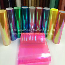 10 Rolls/Lot 10 Colors Rainbow Effect Car Light Chameleon Headlight Film Taillight Tint Film Vinyl Color Change Size:0.3*9M 2024 - buy cheap