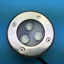 9 Вт светодиодный подземный светильник IP68 Водонепроницаемый AC85-265V/DC12V наружная лампа для подземного сада 2024 - купить недорого
