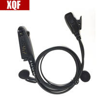 XQF MIC Earpiece for Motorola Radio HT750 HT1250 GP328 GP329 GP340 GP380 MTX850 PRO5150 Black 2024 - buy cheap