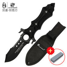 HX DOTDOORS D-191 high hardness sharp outdoor survival straight knife, field portable EDC self-defense knife 2024 - buy cheap