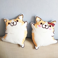 45cm cute dog plush pillow corgi couple plush toys stffed soft animal cushion toys for children Xmas wedding gift 2024 - buy cheap