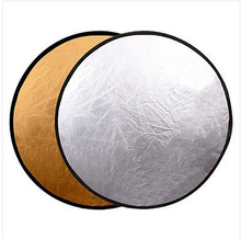 free bag 32" 2-in-1 Light Mulit Collapsible Gold and Silver Photography Reflector 80cm Photo accessories for flash light 2024 - buy cheap