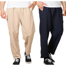 Linen Pants Men's Fashion Joggers Sweat Pants Tide Loose Home Trousers Leisure Slacks Man Thin Bottoms Plus size 6XL 7XL 2024 - buy cheap