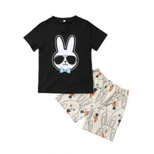 Fashion 2pcs Newborn Toddler Infant Baby Boy Girl Clothes T-shirt Tops Pants Outfits Set 0-24 Months 2024 - buy cheap