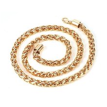 Fashion Jewelry Necklace , Vogue 600mm 18K Yellow Gold Filled Chain Necklace ,063 Gold Necklace Jewellry ,18K Gold Necklace 2024 - купить недорого