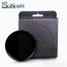 ZOMEI 40,5 мм/49/52/55/58/62/67/72/77/82 мм тонкий регулируемый фильтр нейтральной плотности ND2-400 для объектива камеры Canon Nikon Sony 2024 - купить недорого