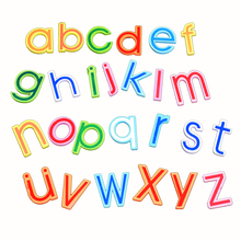 Ímãs de geladeira letras do alfabeto de madeira, 26 brinquedos educativos do bebê adesivos de parede decorativo geladeira placa decoração de casa 2024 - compre barato