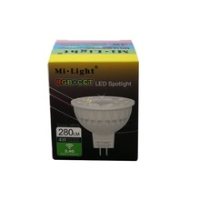 Mi.Light-bombilla LED MR16 RGB + CCT, foco FUT104 regulable, lámpara RGB + blanco cálido + blanco frío para uso interior 2024 - compra barato