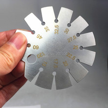 Stainless Steel Bevel Gauge 15-120 degree Clear Acrylic Cutting tool angle gauge wire gauge Angle model 2024 - buy cheap