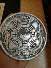 Китай тибетская Серебряная монета большого диаметра 8,8 см 2024 - купить недорого