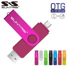 Suntrsi USB Flash Drive OTG 4GB 8GB 16GB 32GB PenDrive Smart Phone Memory Stick Tablet PC Pen Drive External Storage USB Stick 2024 - buy cheap
