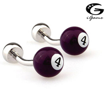 iGame American Billiards Cuff Links Sports Snooker 4 Free shipping 2024 - buy cheap