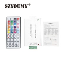 SZYOUMY-mando a distancia IR rgb led, 24 teclas/44 teclas, 12A/24A, para tira de DC12-24V rgb 3528/5050 2024 - compra barato
