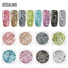 ROSALIND Gel Polish  Sparkles For Nails Chrome Nail powder Fine Pigment Mirror For Manicure Holographic Nail Glitter 2024 - buy cheap