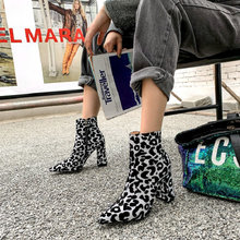 Sianie tianie botas femininas, sexy, de salto alto, estampa de leopardo, para outono e inverno 2020 2024 - compre barato