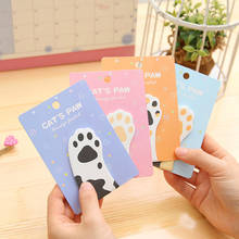 Korean Kawaii Cat Claw Sticky Notes Creative Post Notepad  Filofax DIY Memo Pads Office School Stationery Scratch 2024 - buy cheap