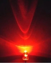 Бесплатная доставка 1000 шт./лот 5 мм красный светоизлучающий диод Супер яркая белая светодиодная лампа 5 мм красный светодиод 2024 - купить недорого