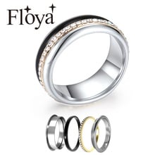 Floya Interchangeable Layered Ring Female Original Handmade Hundred Matching Wedding Band Accessories 2024 - buy cheap