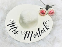 personalize beach wedding bride bridesmaid statement floppy Mrs Sequin Sun Hats Honeymoon bridal shower party gifts favors gifts 2024 - buy cheap