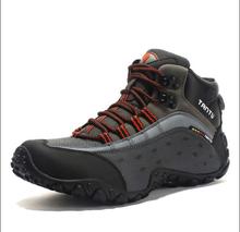 Hombres zapatos de senderismo mujeres botas de Trekking negro gary transpirable deporte escalada montaña Camping al aire libre caminar talla de zapatillas 39-46 2024 - compra barato