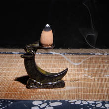11 видов стилей керамическая глазурь держатель для благовоний буддийская курильница с обратным потоком подарок 2024 - купить недорого