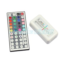 Free Shipping 44 Keys LED RGB Controler rf Remote Dimmer Input DC12V-24V 12A For RGB SMD 3528 5050 LED Strip 2024 - buy cheap