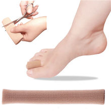 Protetor de pé de tecido de 15cm, bandagem de tubo de gel para calos, proteção para alívio da dor, palmilhas, capa para dedos e separador de dedos 2024 - compre barato